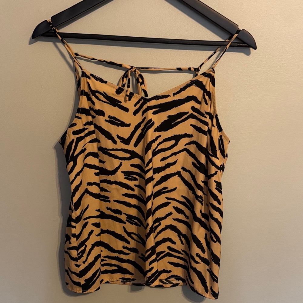 Tiger Print Women's Cami Top